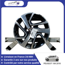 🇫🇷 JANTE ALUMINIUM PEUGEOT 108 ➤B0009089XY ♻️
