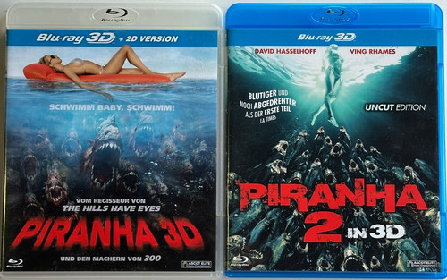 Piranha blu ray 3d - piranha,