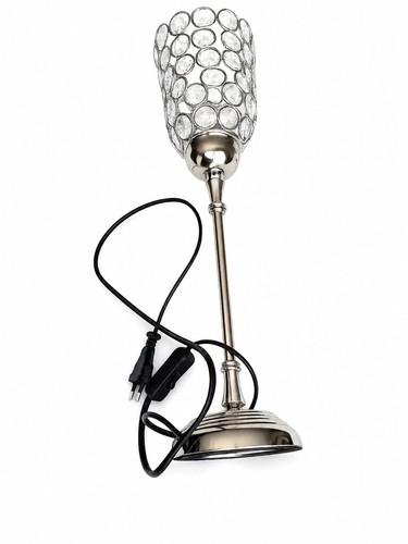 Lampe poser argentée lm - lampe,
