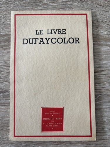 Livre dufaycolor 1937 tiranty - livre,