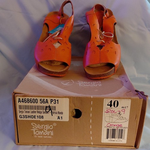 Sergio tomani orange leather - sergio,