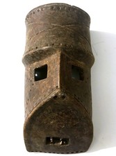 Rare grand masque ancien d'art