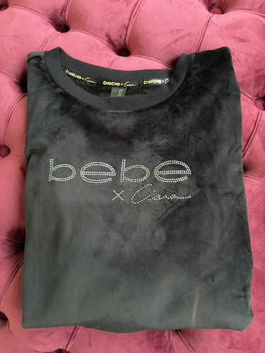 Bebe ciara black velour - bebe,