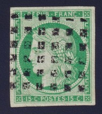Lot 1777 - n°2 Cérès 15c