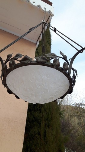 Beau lustre vasque art deco - lustre,