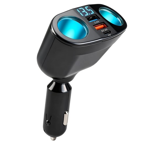 Double prise allume cigare - prise,