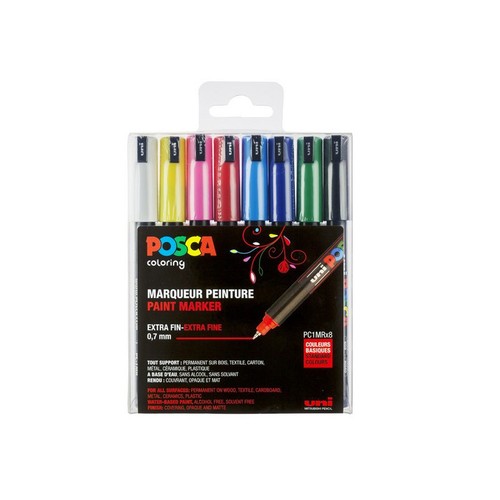 Pochette marqueurs posca - marqueurs,