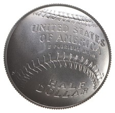 2014 Unc Baseball Hall of Fame Commemorative Half Dollar