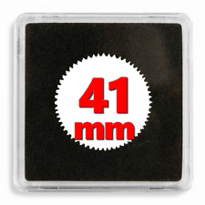 Capsules numismatiques carrées Quadrum 41 mm.