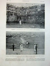 Old Vintage Print Fight Ing Locusts 1930 Egypt Pigeon Loft King Belgium 20th