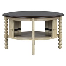 30" Vintage Round Coffee Table
