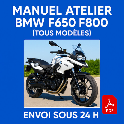 Manuel atelier bmw f650 800 - bmw, f