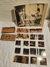 Lot 10 Stereoscopes Erotiques jeunes Femmes Au Bain 1900 + Une Photo Argentique