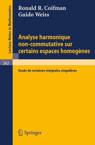 Analyse harmonique - analyse,
