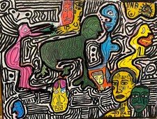 Composition figurative moderne