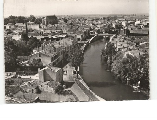 Marans canal vue aérienne - le,