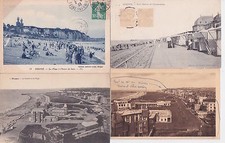 Lot 4 cartes postales