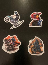 4 Autocollants stickers 