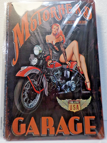 Plaque metal vintage - metal, 20x30