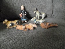 retro lot 5 animaux+un