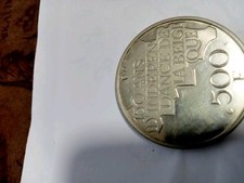 Pièce de 500francs belge tres tres rare 150 ans de l'independance FR ET FL