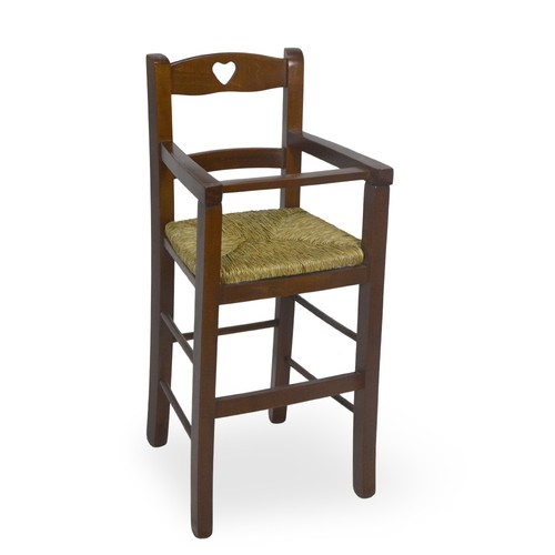 Chaise haute bois noyer - haute,
