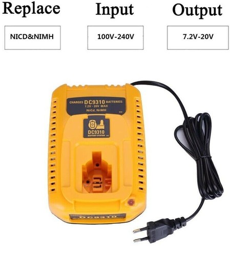 Battery charger for - charger, dewalt