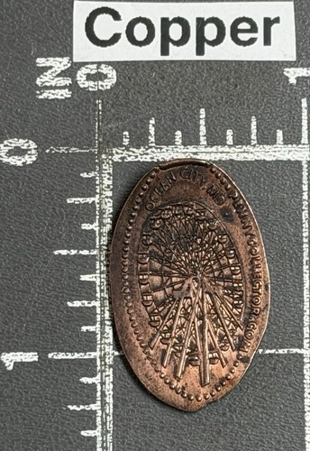 Coin allongé smashed penny - smashed,