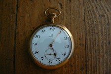 montre de poche omega pl. or