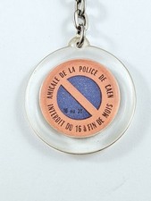 CAEN POLICE FRIENDLY KEYCHAIN - Sign, Vintage 1960s