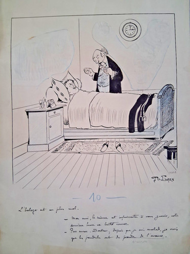 Dessin original signé - , th