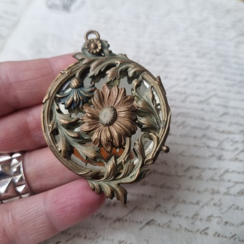 Médaillon 1900 miroir - médaillon,