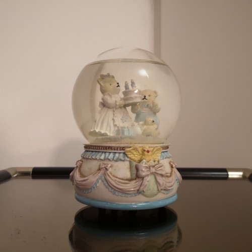 Rare boule neige musicale - !,