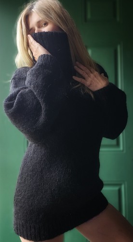 Handknit mohair soft - ,