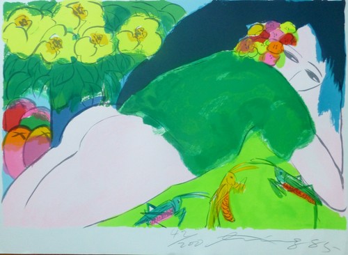 Walasse ting 丁雄泉 femme - ting,