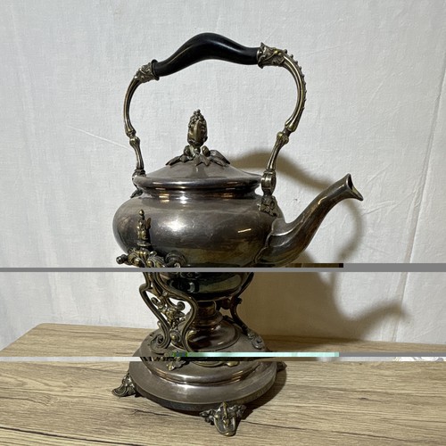 Théière métal argenté