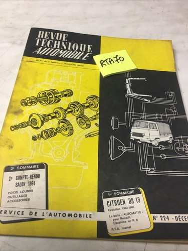 Revue technique automobile - technique,