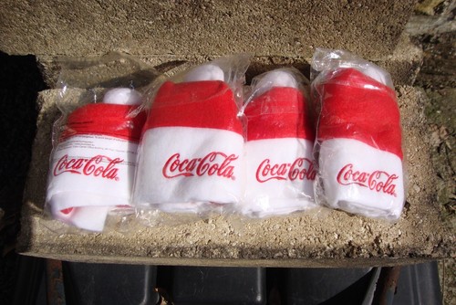 Bonnets père noel coca cola - bonnets,