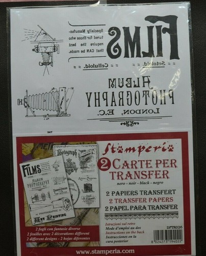 Papier transfert stamperia - transfert,