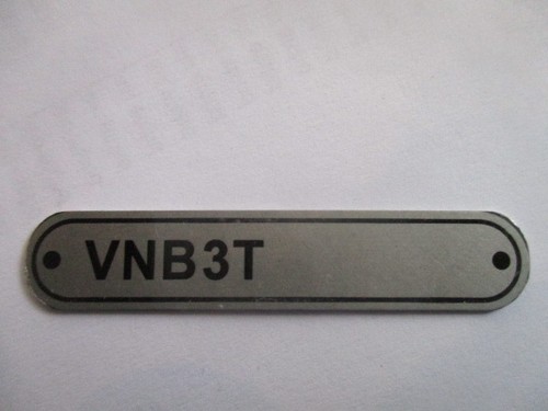 Plaque identification vespa - plaque, d'identification