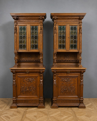 Importante paire buffets - paire,