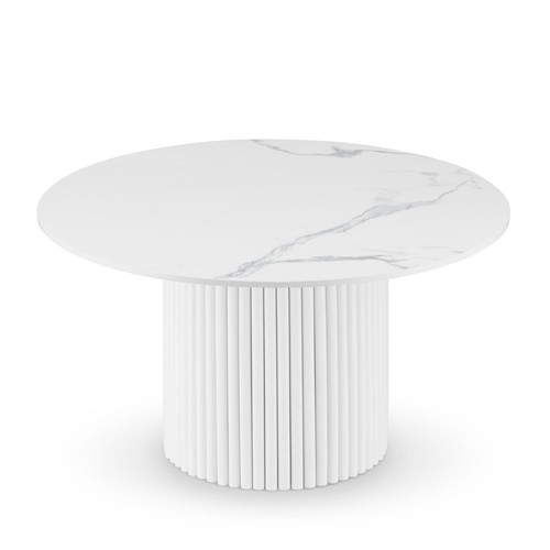 Pierre table basse - pierre, ronde