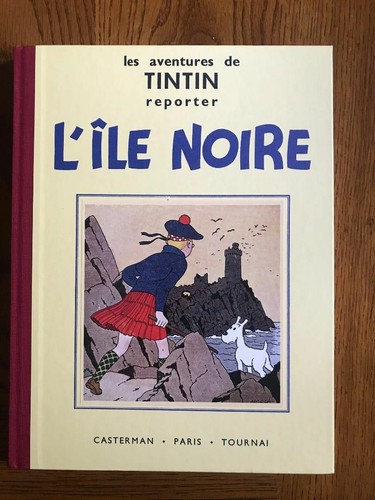 Tintin île noire - tintin,
