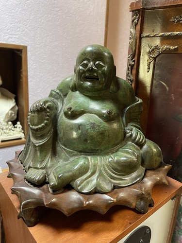 Statue bouddha bronze - statue,