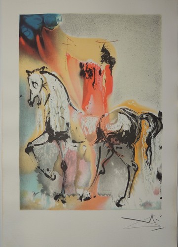 Salvador dali les chevaux - dali,
