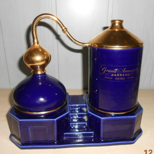 Alambic bleu bouteille vide - bouteille,