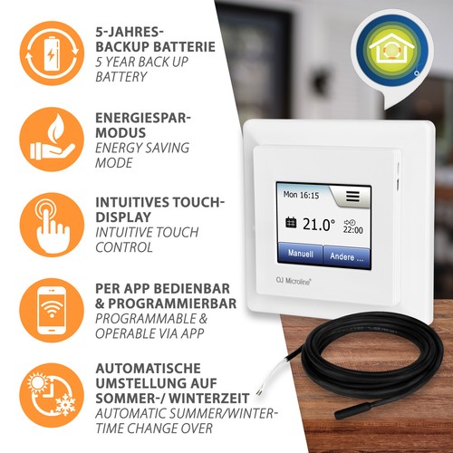 Thermostat wifi touchscreen - wifi,