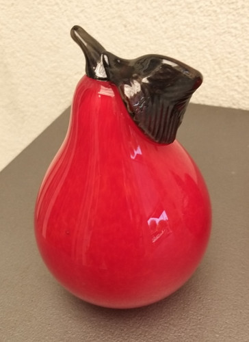 Belle poire rouge verre - poire,