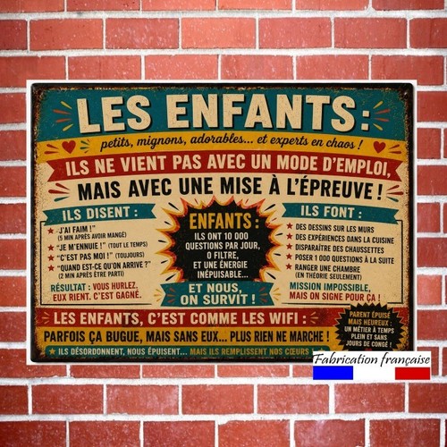 Plaque aluminium vintage - plaque,