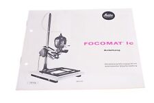 ✅ LEICA FOCOMAT IC ENLARGER ORIGINAL PRODUCT GUIDE BROCHURE GERMAN 123